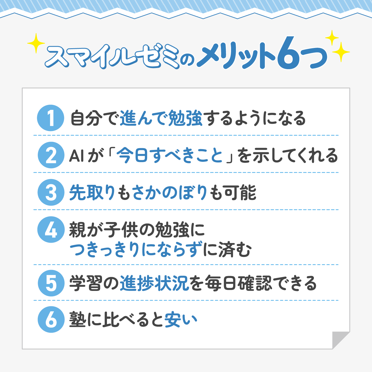 スマイルゼミのメリット