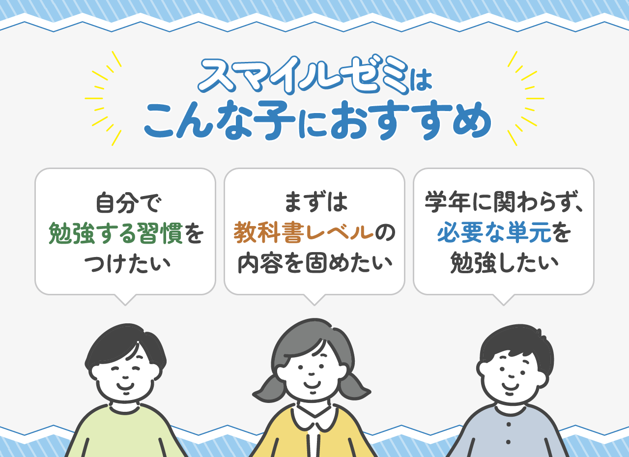 スマイルゼミがおすすめな人