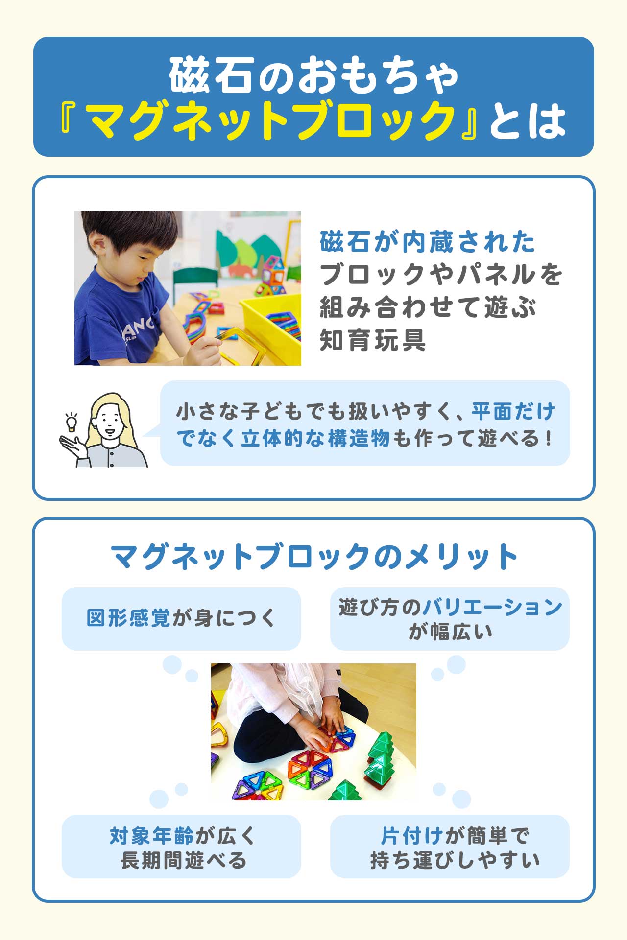 磁石のおもちゃ『マグネットブロック』とは