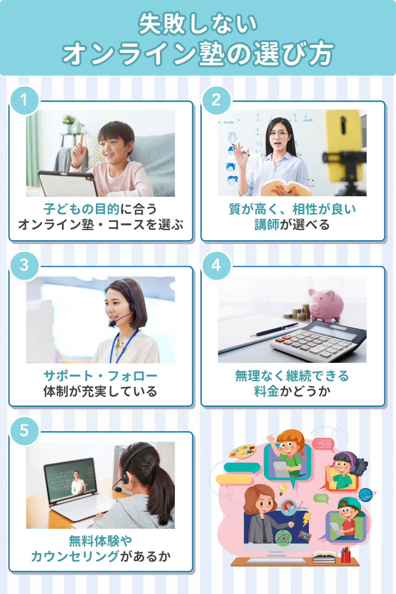 失敗しないオンライン塾の選び方